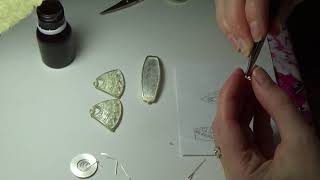 Jewelry making process Enamel making [upl. by Lurleen]