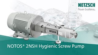 NOTOS® 2NSH Hygienic Twin Screw Pump [upl. by Rramahs]