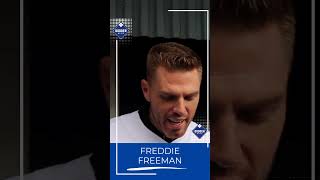 2024 DodgerFest Freddie Freeman reveals Bad Bunny walkup song shorts DodgerBlue BadBunny [upl. by Coletta]