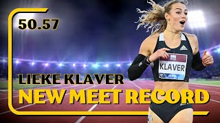 Lieke Klaver Breaks Meet Record  ORLEN Copernicus Cup 2024 [upl. by Eelyrehc]