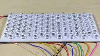 NEW Electronic Project DJ Light using 74HC595 and NE555 ic [upl. by Gusba]