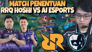 MATCH PENENTUAN RRQ HOSHI VS AI ESPORTS  MATCH 3  ESL SPS [upl. by Ihsoyim]