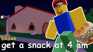 GASA4 Get a Snack at 4 AM Full Playthrough  All Endings  Credits [upl. by Marjie]