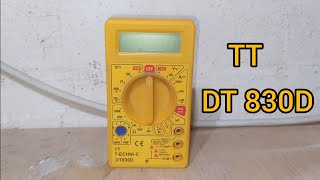 Multimetre Avometre Kullanımı DT830D Sarı multimetre avometre kullanımı use multimeter [upl. by Niemad51]