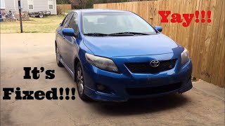 2010 Toyota Corolla S  Check Engine Light Fixed [upl. by Ednarb163]