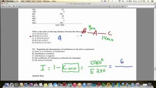 Genetics interference example problem [upl. by Notfilc]