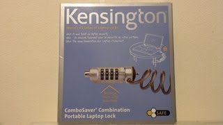 Kensington ComboSaver Combination Portable Laptop Lock  Unboxing and quick look [upl. by Suiradal]