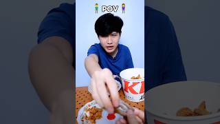 Kamu tim kulit atau tulang ayam food asmr mukbang [upl. by Nhguavoj]