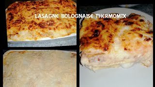 lasagne bolognaise THERMOMIX [upl. by Silsbye850]