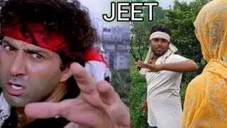 Jeet HD Bahasa  Dubbed llFull Movie suny Deol comedy video [upl. by Suivatco954]