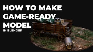 Blender Tutorial 1  Creating GameReady Model [upl. by Holly]