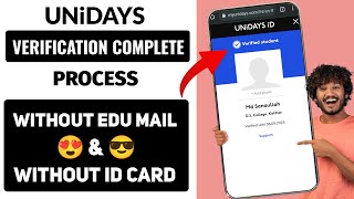 Verify UNiDAYS Account Complete Process 2024 to 2025  How to Claim Apple Education Discount [upl. by Neelrak]