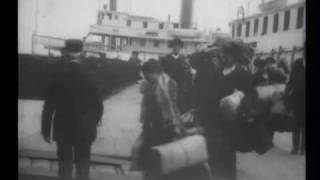 Arrival of immigrants Ellis Island [upl. by Atikir504]