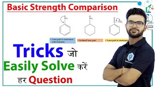 Tricks for Basic Strength Comparison  Organic Chemistry  IIT JEE  NEET  AIIMS [upl. by Tavish]