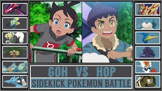 Pokémon Anime Battle GOH vs HOP [upl. by Fania]