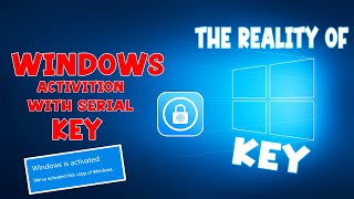 The Reality Of Windows Serial Key  Pirated Windows Vs Original Windows  Windows Activation [upl. by Tiffanle]