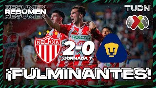 HIGHLIGHTS  Necaxa 20 Pumas  Liga Mx AP2024  J7  TUDN [upl. by Mainis]