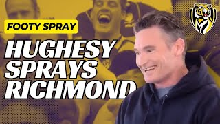 Hughesy Sprays Richmond  The Footy Show  AFL AFL DaveHughes richmondfc throwback [upl. by Canfield]