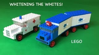 Whitening the Whites  Cleaning yellowed LEGO Bricks [upl. by Enihpets876]