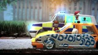 Little Big Planet Police Range Rover Chasing Taxi Part 1 [upl. by Troth]