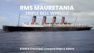 RMS Mauretanias Whistle Audio Recording [upl. by Raney705]