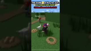 Game name chicken in ROBLOX [upl. by Einafets]