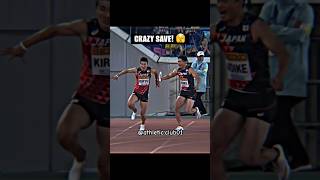 CRAZY SAVE😱💀fastest save relay sprinter sprinting running 100k 100 million hardwork 10k [upl. by Eyaj]