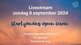 Baptistengemeente Pernis 8 september startzondag open leven [upl. by Lori]