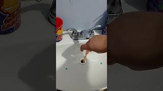 Destapador de lava manos fregadero de Temu plumber plomero diy [upl. by Gargan]