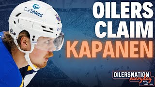 The Edmonton Oilers claimed Kasperi Kapanen [upl. by Dot]