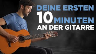 Für Anfänger  erste Schritte an der Gitarre schnell erklärt [upl. by Faunia]