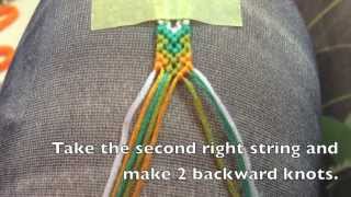 How to make a chevron bracelet [upl. by Selena]