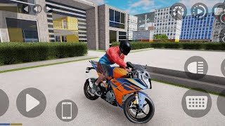 KTM RC 390 SPORTS BIKE RIDING AND STUNTING  GAMEPLAY  INDIAN CAR AND BIKES SNOBI GAMING trending [upl. by Assiluy]