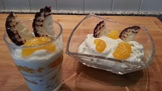 Thermomix TM 31 Schokokuss Mandarinen Dessert [upl. by Tatianas]