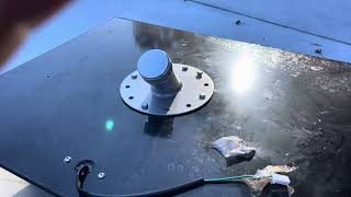 Putting Spouts on New Aluminum gas Tanks for a 1979 Ford F700 [upl. by Assetal]