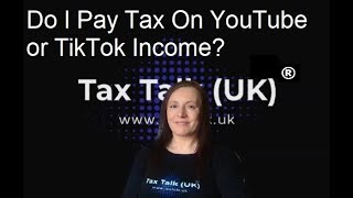 Do I Have To Tell HMRC About Earnings From YouTube And TikTok [upl. by Akemyt]