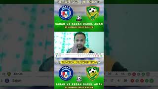 Sabah vs Kedah 29102024 ligasuper2024 [upl. by Kev]