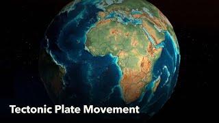 Animated Maps Tectonic Plate Movement [upl. by Newg]