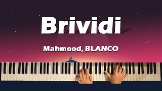 Mahmood BLANCO  Brividi piano cover Sanremo 2022 [upl. by Floyd57]