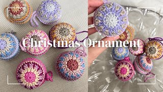 How to Crochet a Christmas Ornament crochettutorial [upl. by Attenoj581]