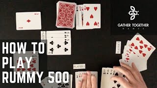 How To Play Rummy 500 [upl. by Dianthe]