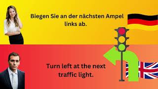 Deutsch lernen Wegbeschreibung  directions  german lessons for beginners deutschlernen [upl. by Tugman797]