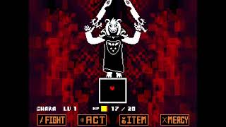 Undertale pacifist Asriel boss fight [upl. by Luap]