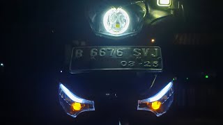 Honda Supra X 125 Batman  Biled Aes Turbo Gen 2  Foglamp Sein Duromoto X1 [upl. by Waterman530]