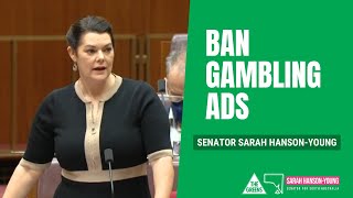 Sarah HansonYoung  The major parties are addicted to gambling donations [upl. by Eatnoled]