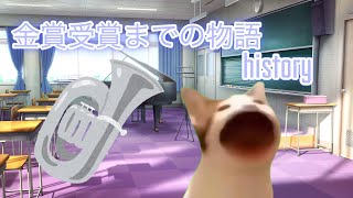 ソロコン頑張るまでの軌跡を猫みーむで見よう 猫ミーム ユーフォニアム shorts [upl. by Nesyaj913]