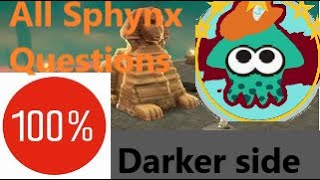 The Darker Side all Sphynx Questions Answered  Super Mario Odyssey 100 Run e39 [upl. by Viradis604]