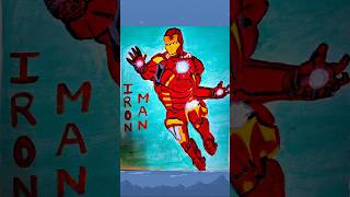 HandPainted Iron Man  Stunning Red and Gold Armor Art  Marvel Fan Art Masterpiece ironman [upl. by Cairistiona]