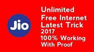 JIO FREE INTERNET 1000 WORKING 2018😊PindWala [upl. by Maggy]