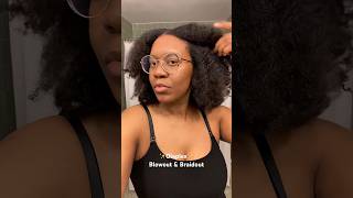 💫 Olaplex  Natural Hair Blowout braidout haircare [upl. by Ledeen978]